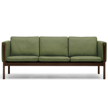 CH163 3 Seat Sofa Walnut