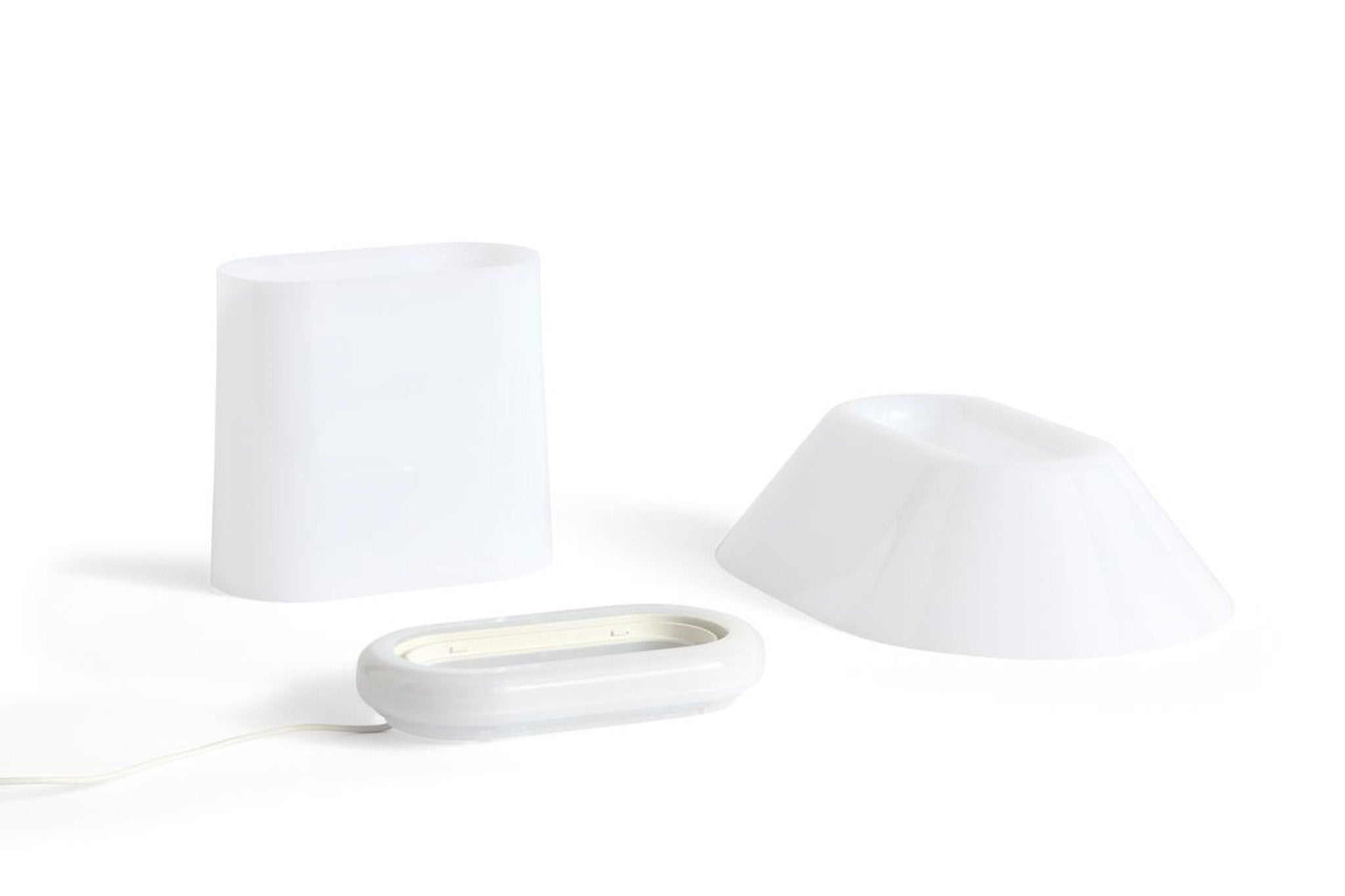 Drome Table Lamp - White Opal Acrylic