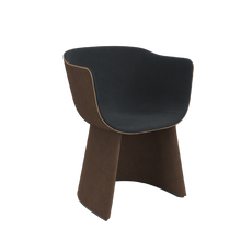 Monolit Dining Chair With Leather Piping