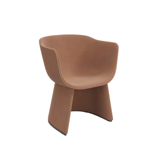 Monolit Dining Chair With Leather Piping