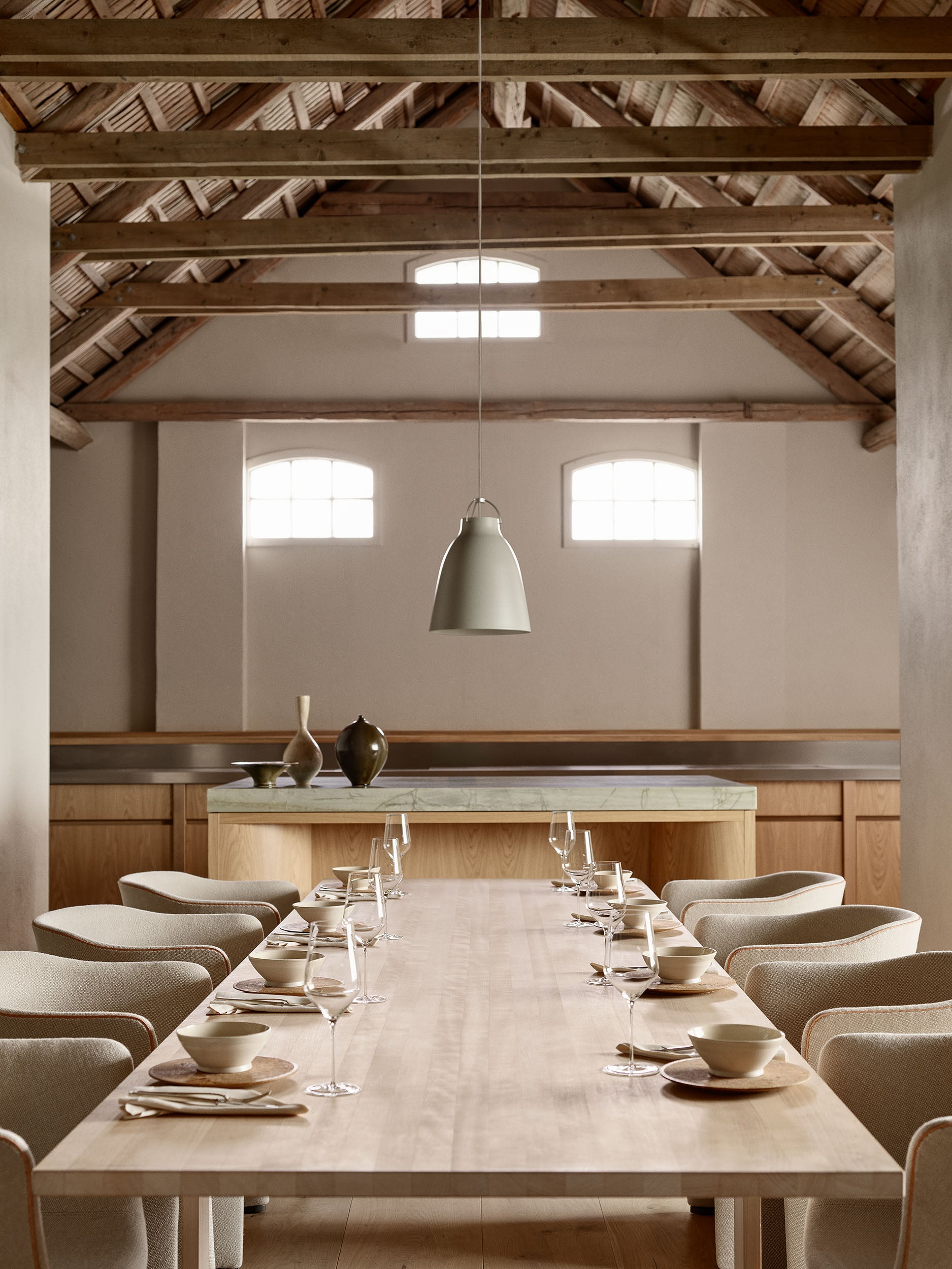 Caravaggio P3 Matt Pendant  - Ø40 cm