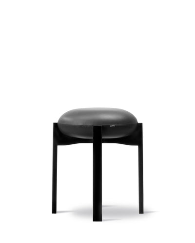 Pioneer Stool Low - Black Beech Lacquered