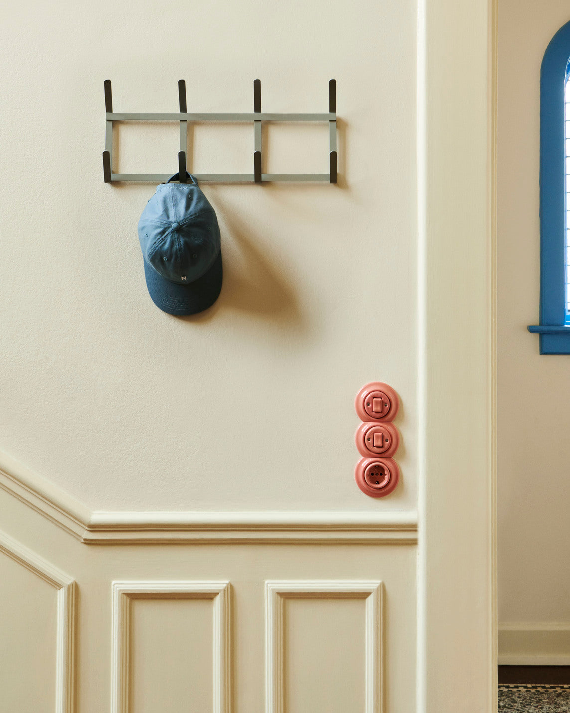 Tape Coat Rack - S - Metallic Grey