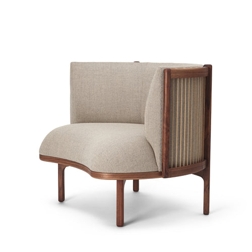 RF1904 Sideways Lounge Chair Walnut