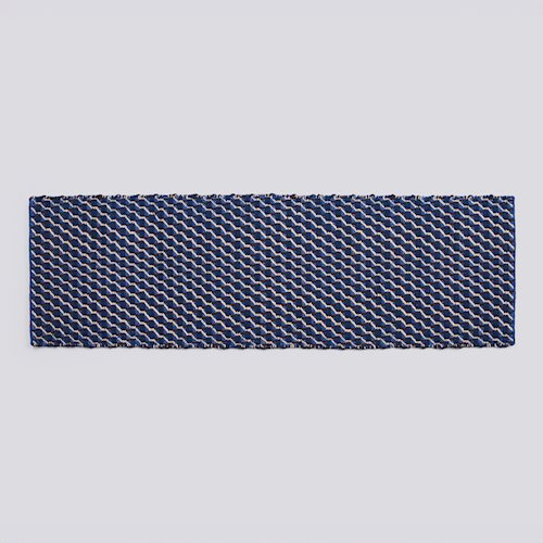 Channel Rug - 60 x 200 Blue, White