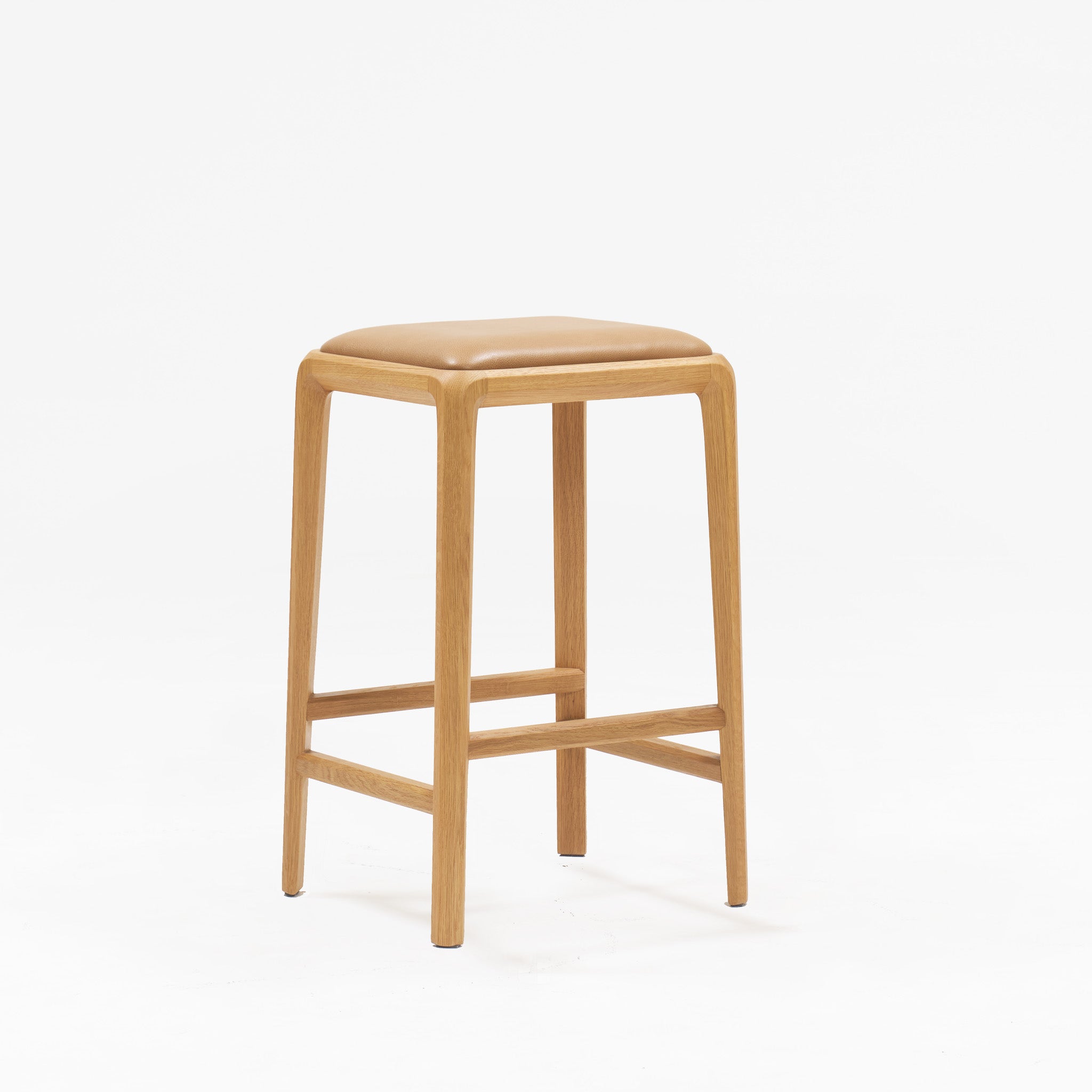 Boardwalk 650 Stool UPH S Light Oak