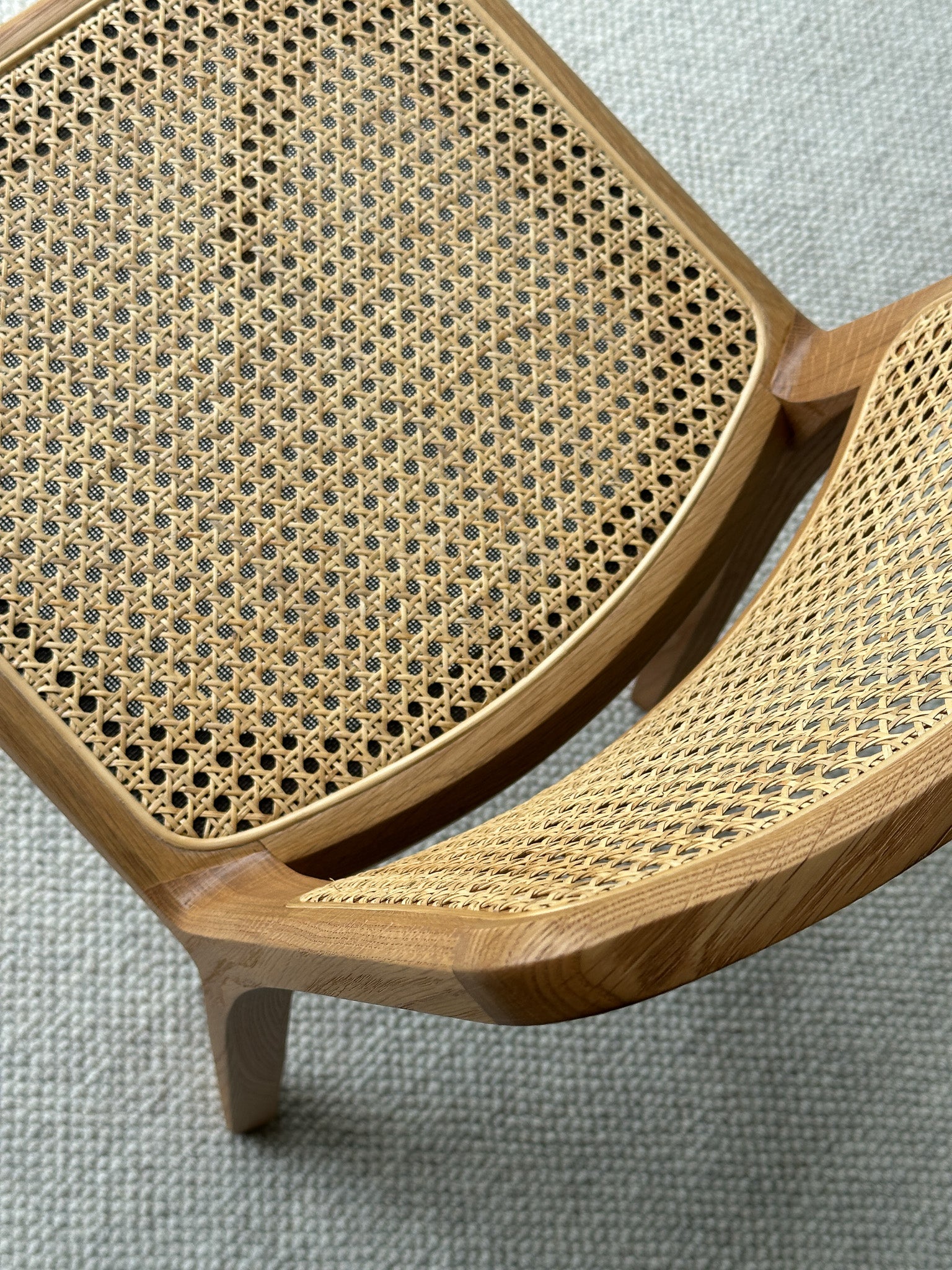Boardwalk Chair Rattan B, S Light Oak