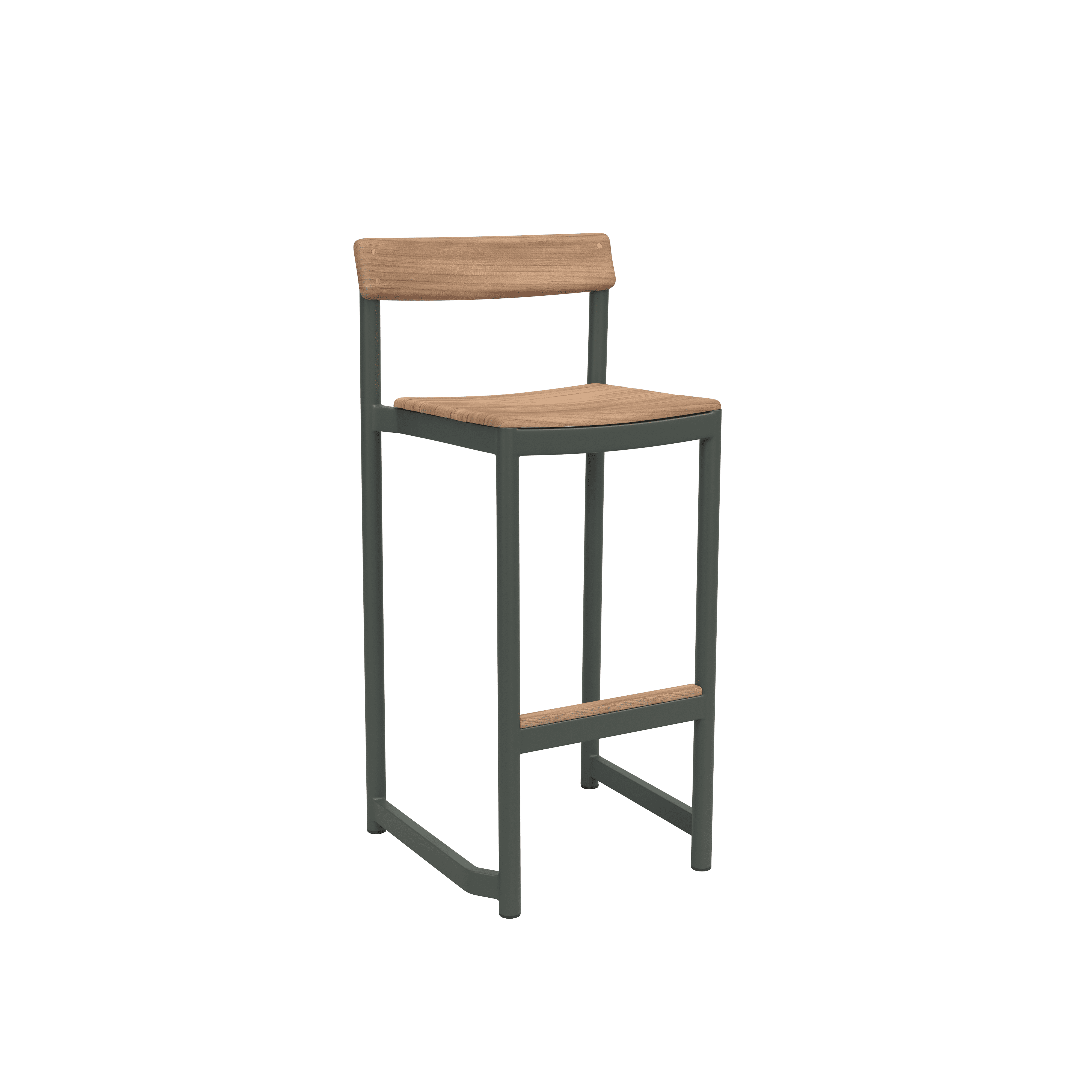 Pelagus Bar Stool Hunter Green