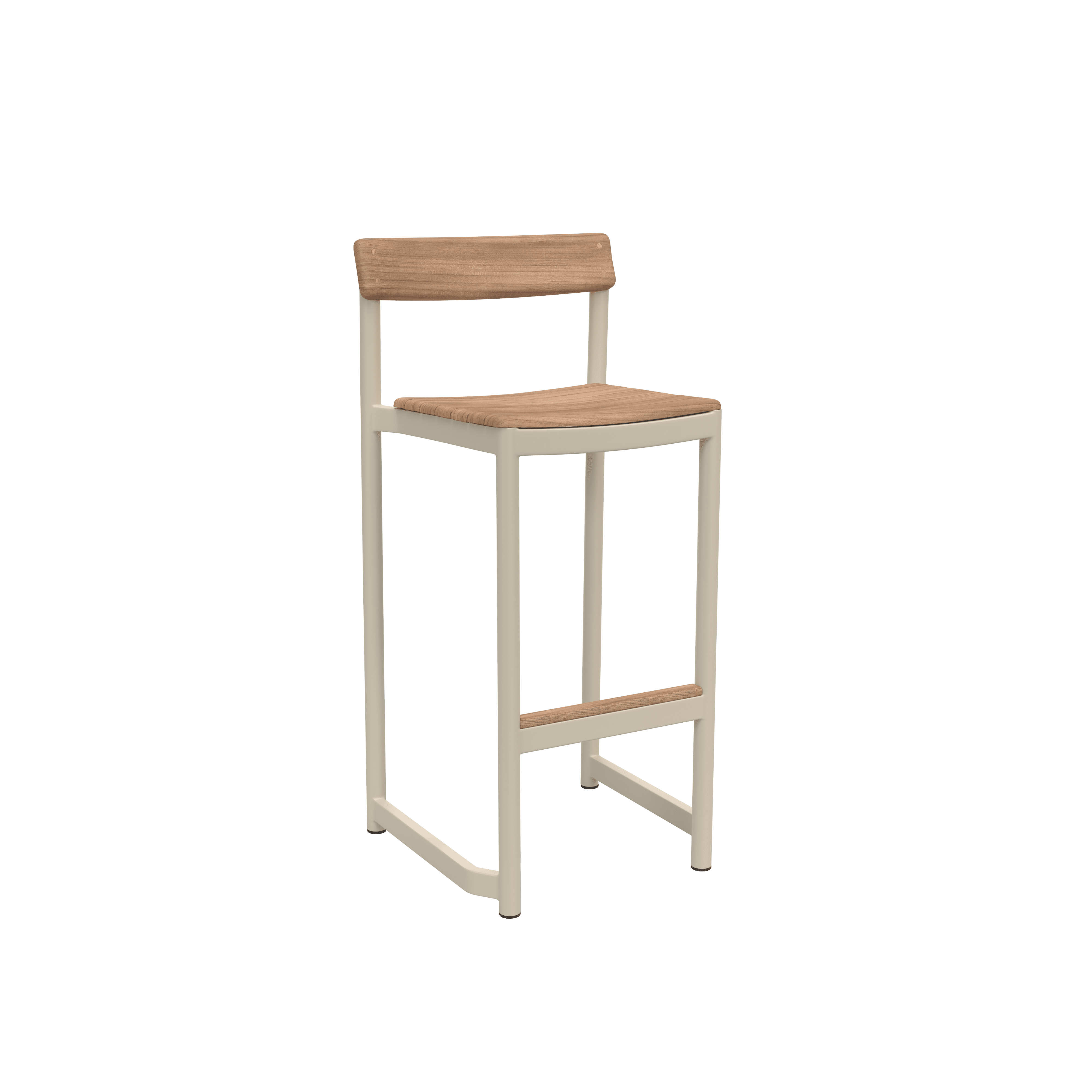 Pelagus Bar Stool Light Ivory