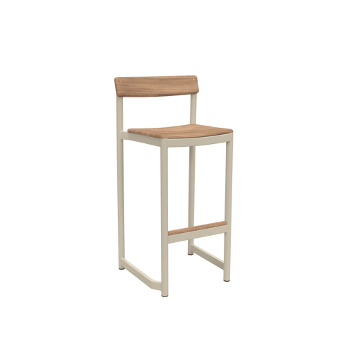 Pelagus Bar Stool Light Ivory