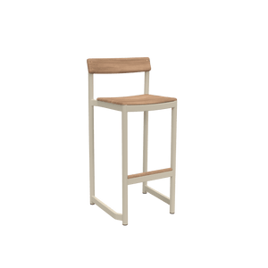 Pelagus Bar Stool Light Ivory