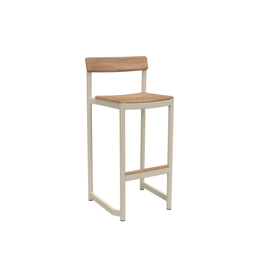 Pelagus Bar Stool 77 cm, Light Ivory