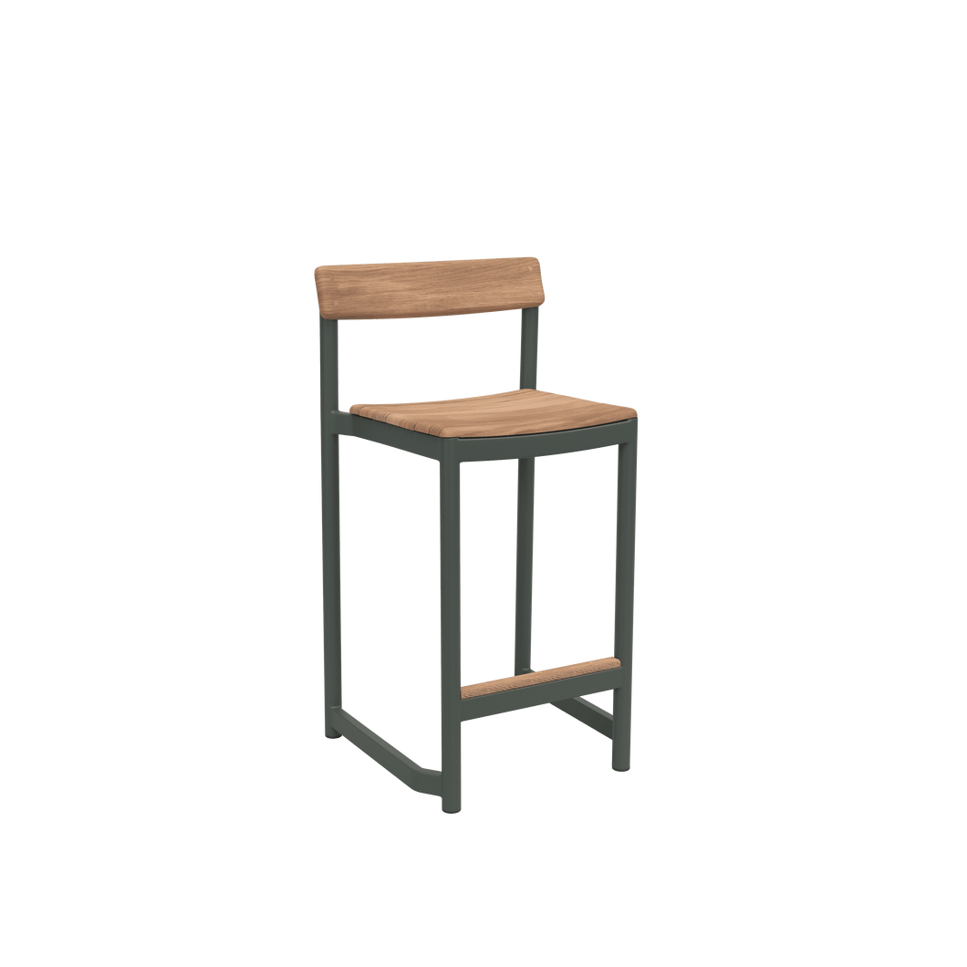 Pelagus Counter Stool Hunter Green