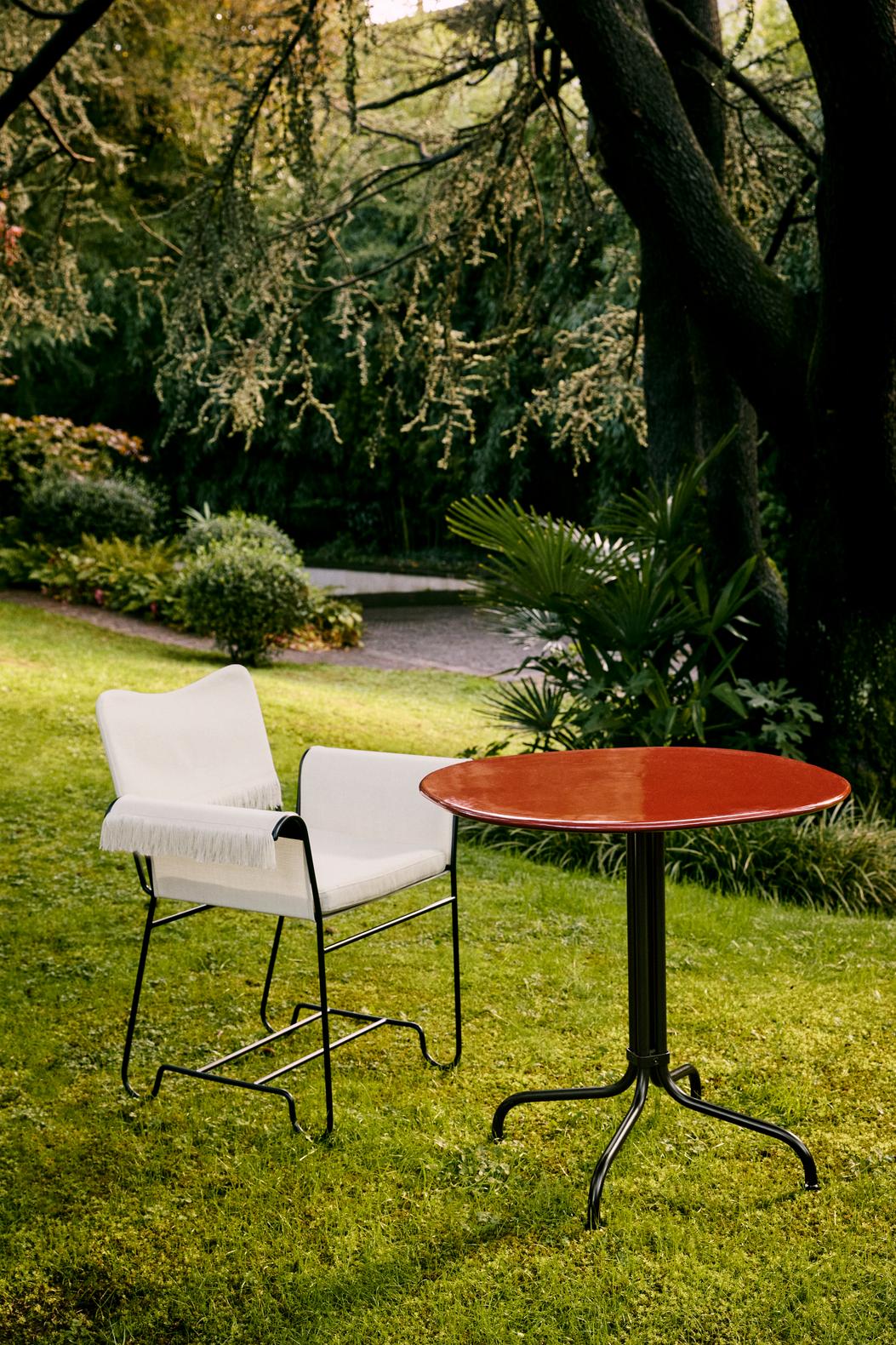 Carmel Bistro Dining Table Rock Red