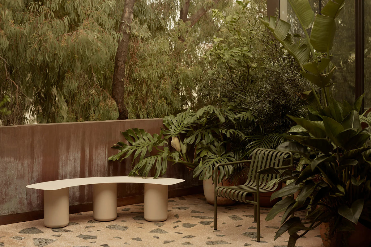 Sequence Curved Bench Small - Outdoor