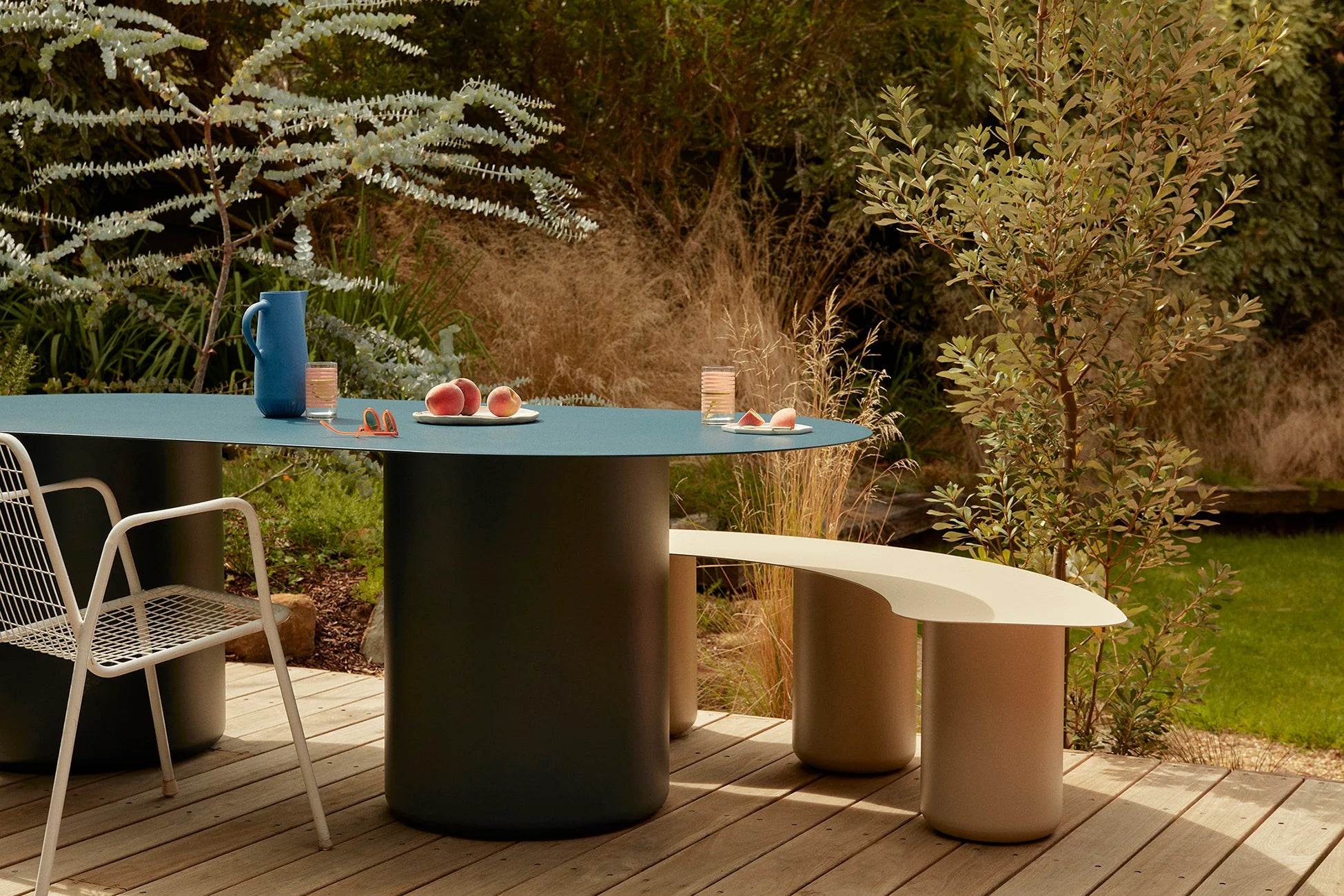 Sequence Curved Bench Small Outdoor