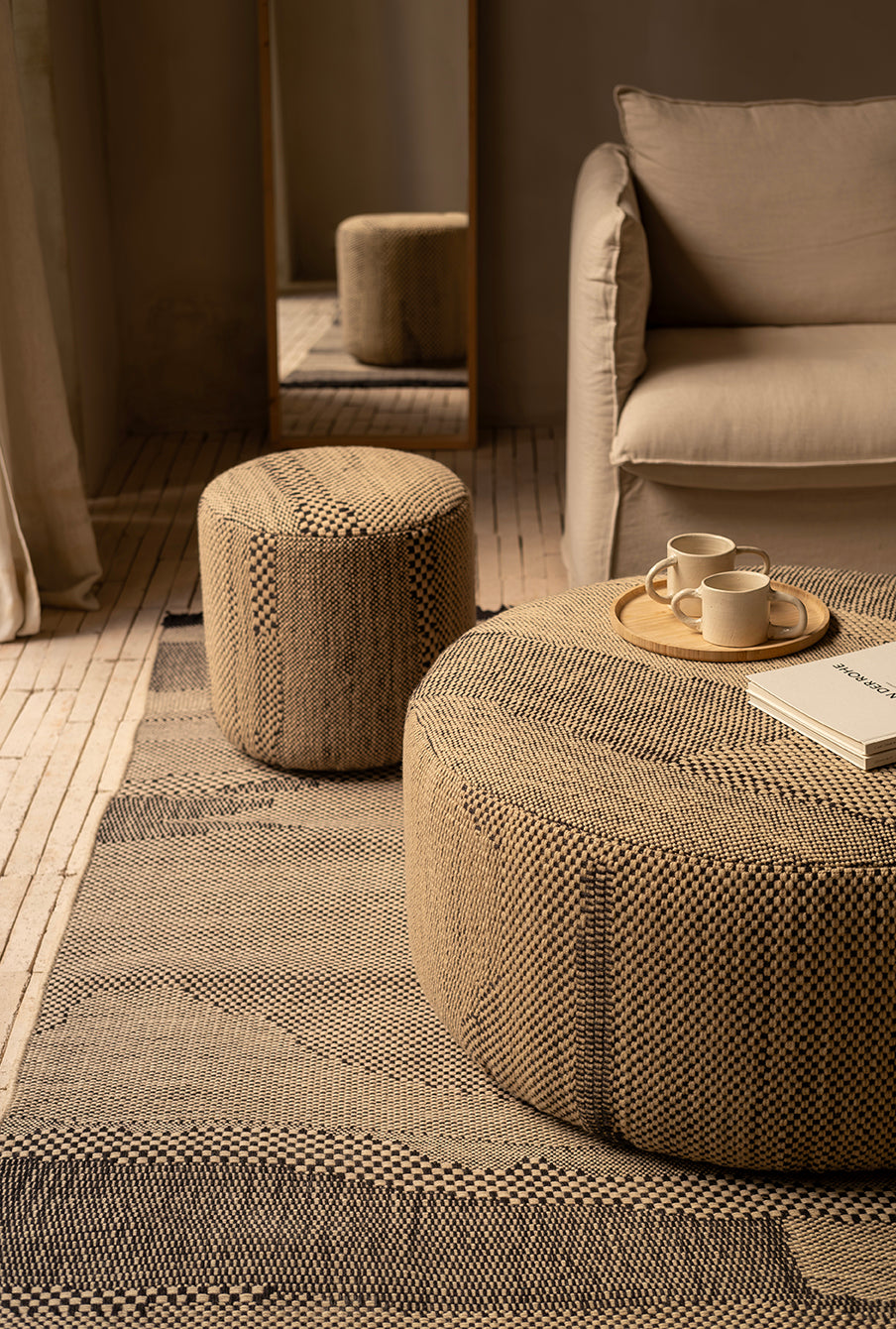 Wabisabi Pouf Bone - S