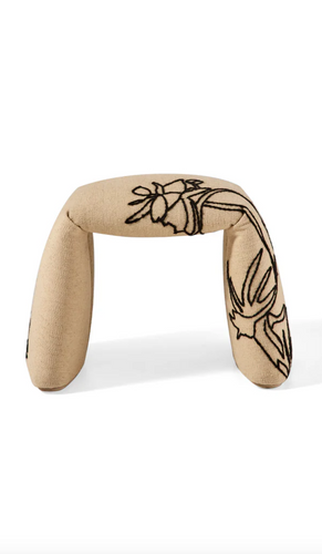 Folded Bench - Small, Flowers