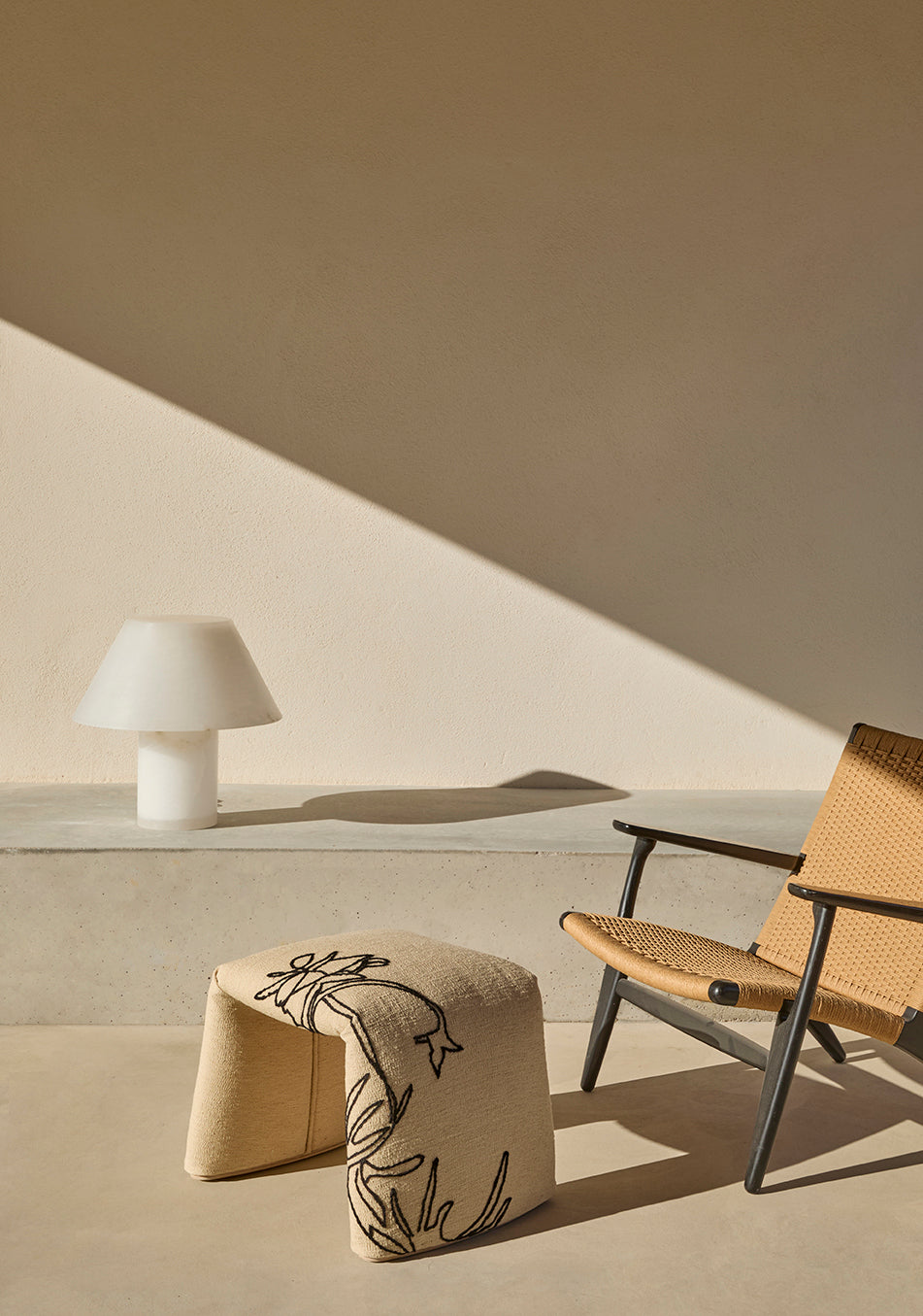 Folded Bench - Small, Flowers