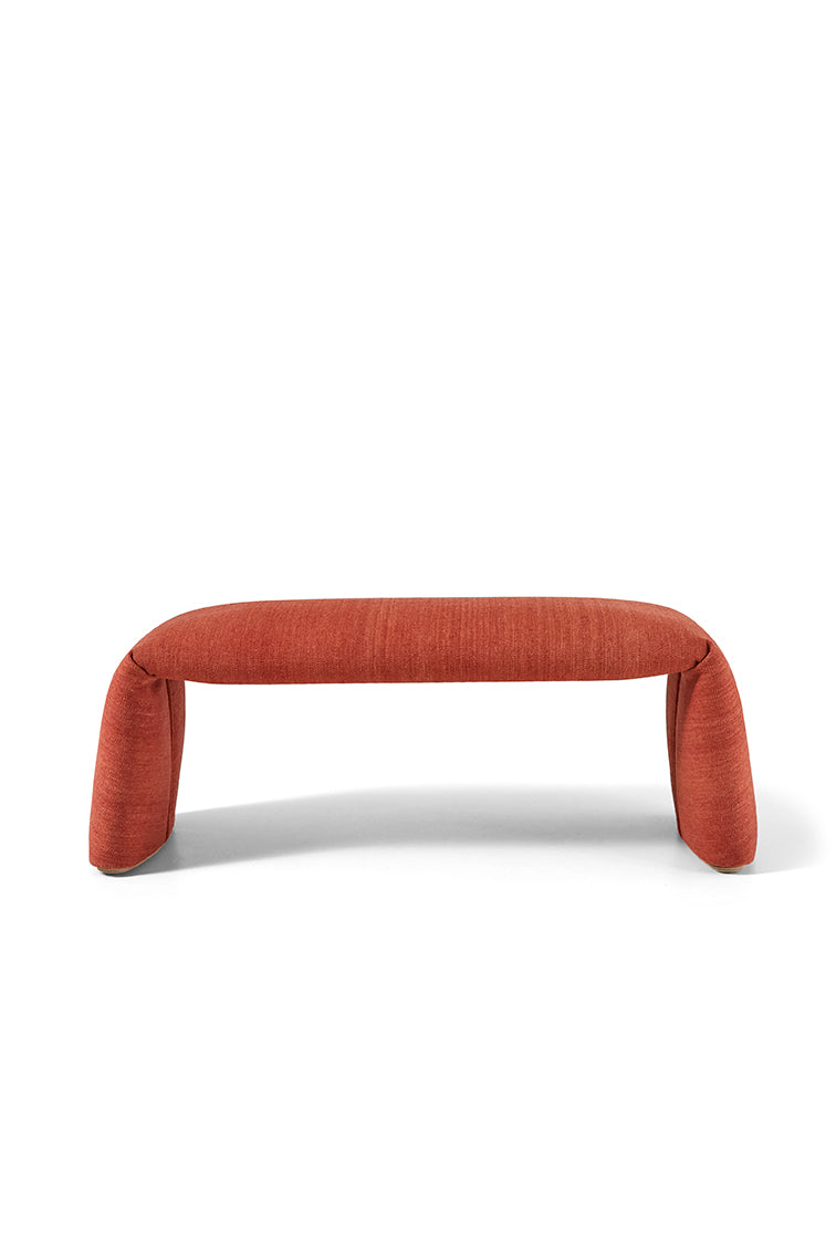 Folded Bench, Large - Saffron Red