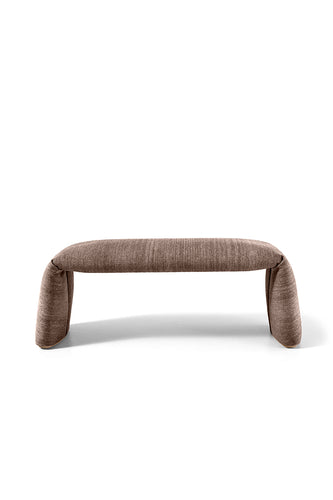 Folded Bench - Large, Greyish Brown