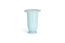 Empire Vase - Medium, Ice Blue with Blue Base