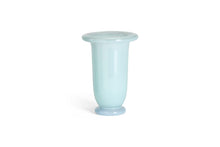 Empire Vase - M, Ice Blue w/ L Blue Base