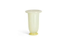 Empire Vase - Medium, Lime Yellow with Lime Base