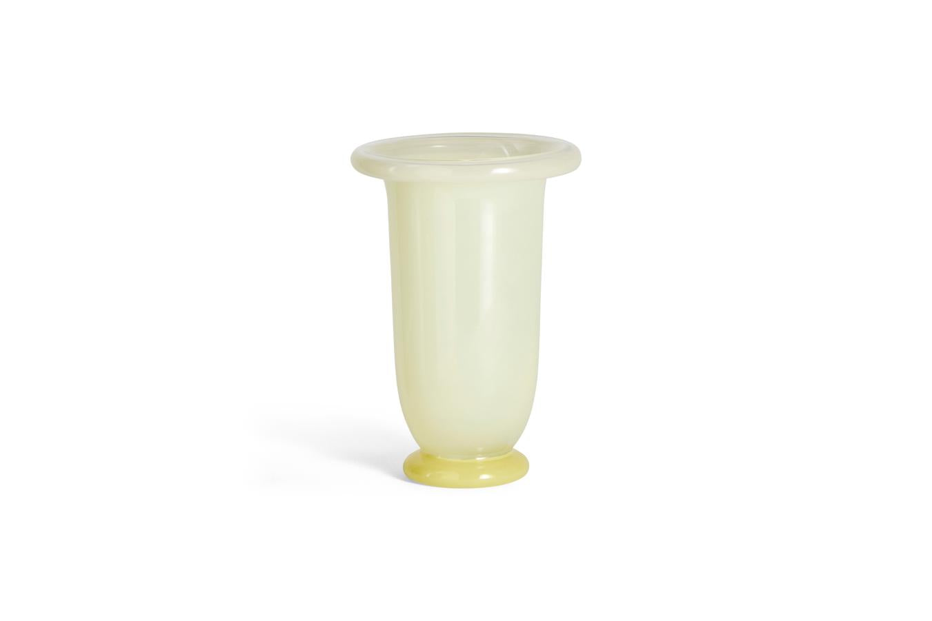 Empire Vase - M, Lime Yellow w/ D Lime B