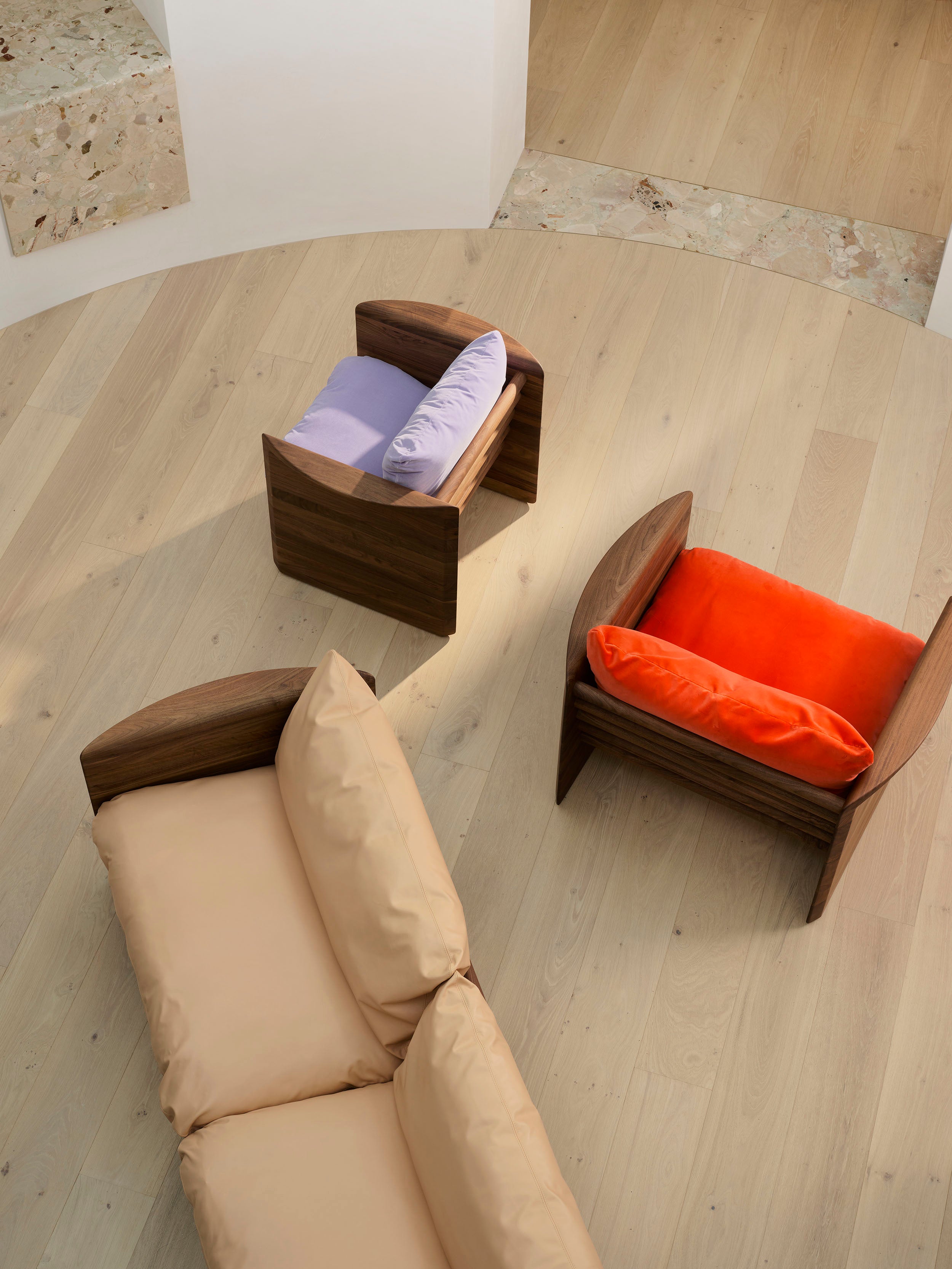 Cove 2 Seat Sofa - Oak