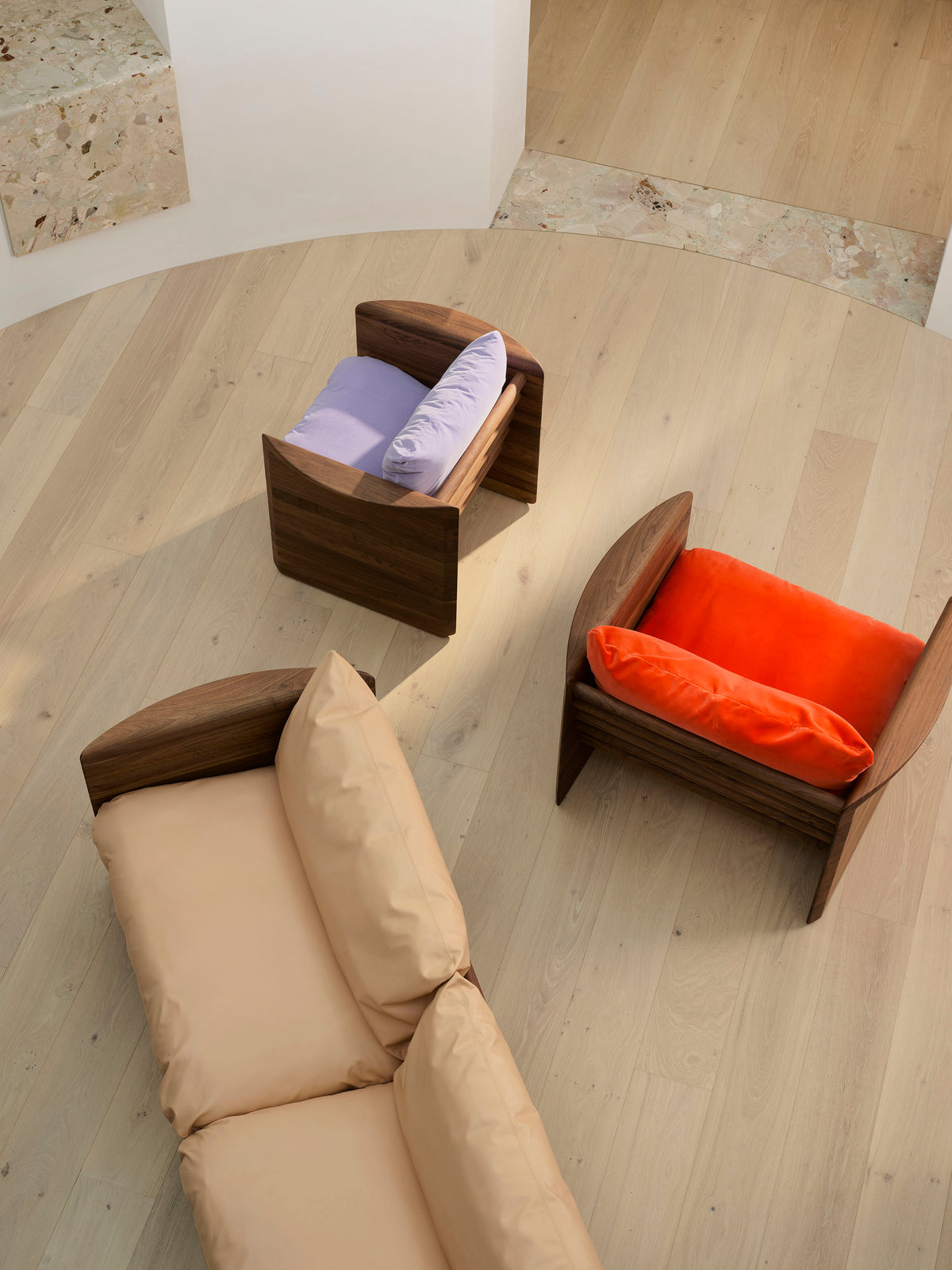 Cove 2 Seat Sofa - Walnut