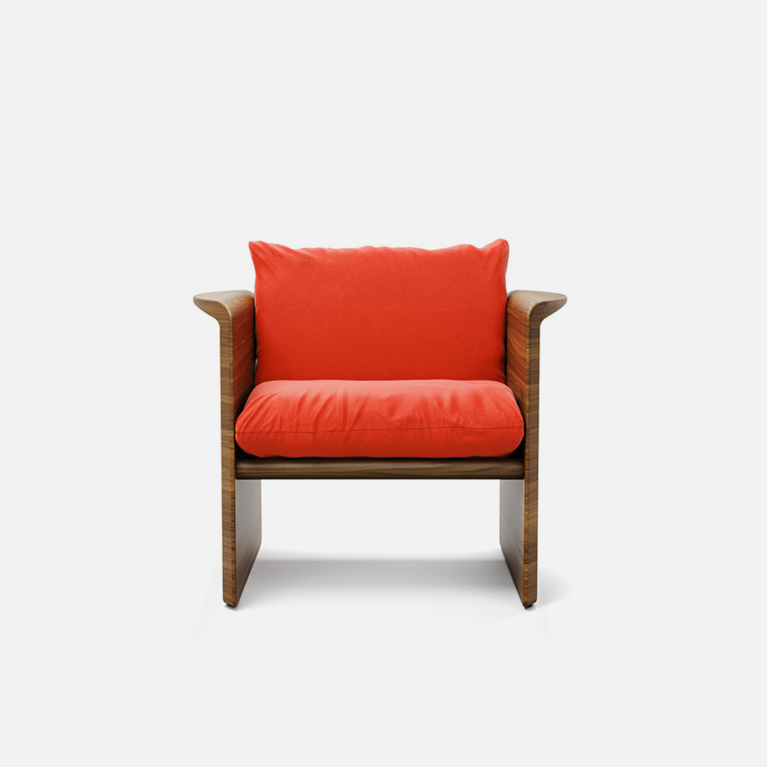 Cove Club Chair - Walnut