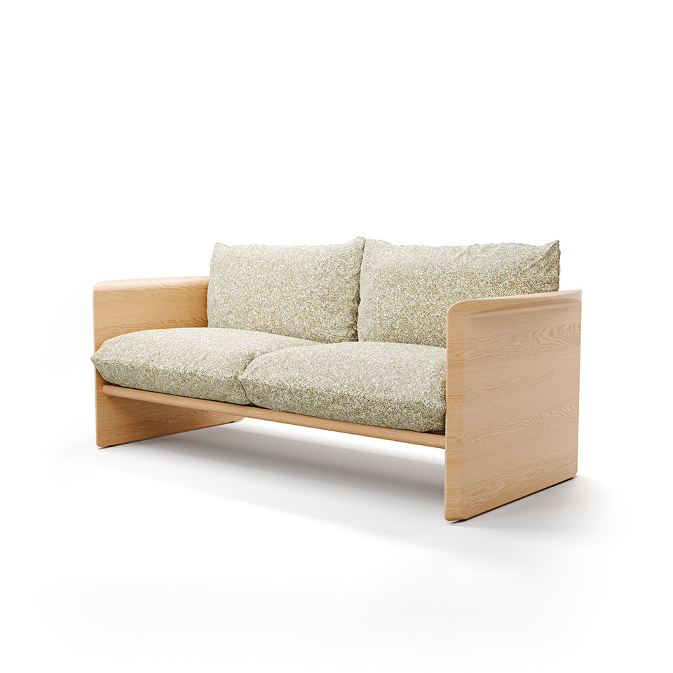 Cove 2 Seat Sofa - Oak