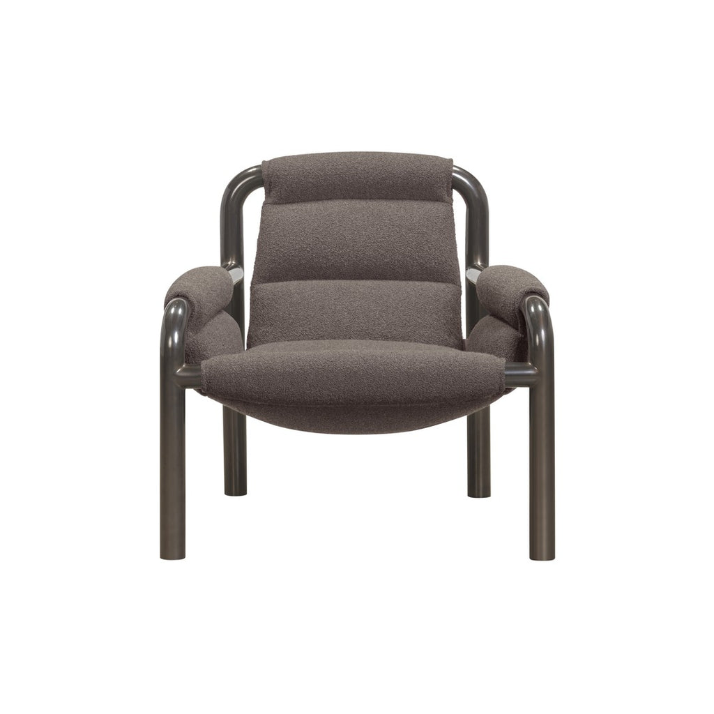 Atli Lounge Chair, Dark Grey Lacq Legs