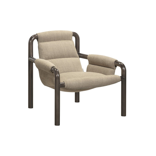 Atli Lounge Chair, Dark Grey Lacq Legs