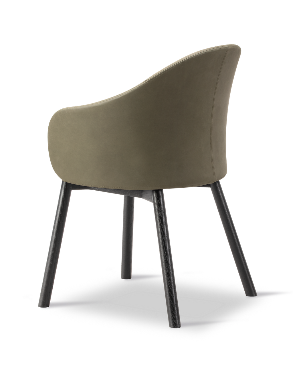 Gomo Armchair Wood Base