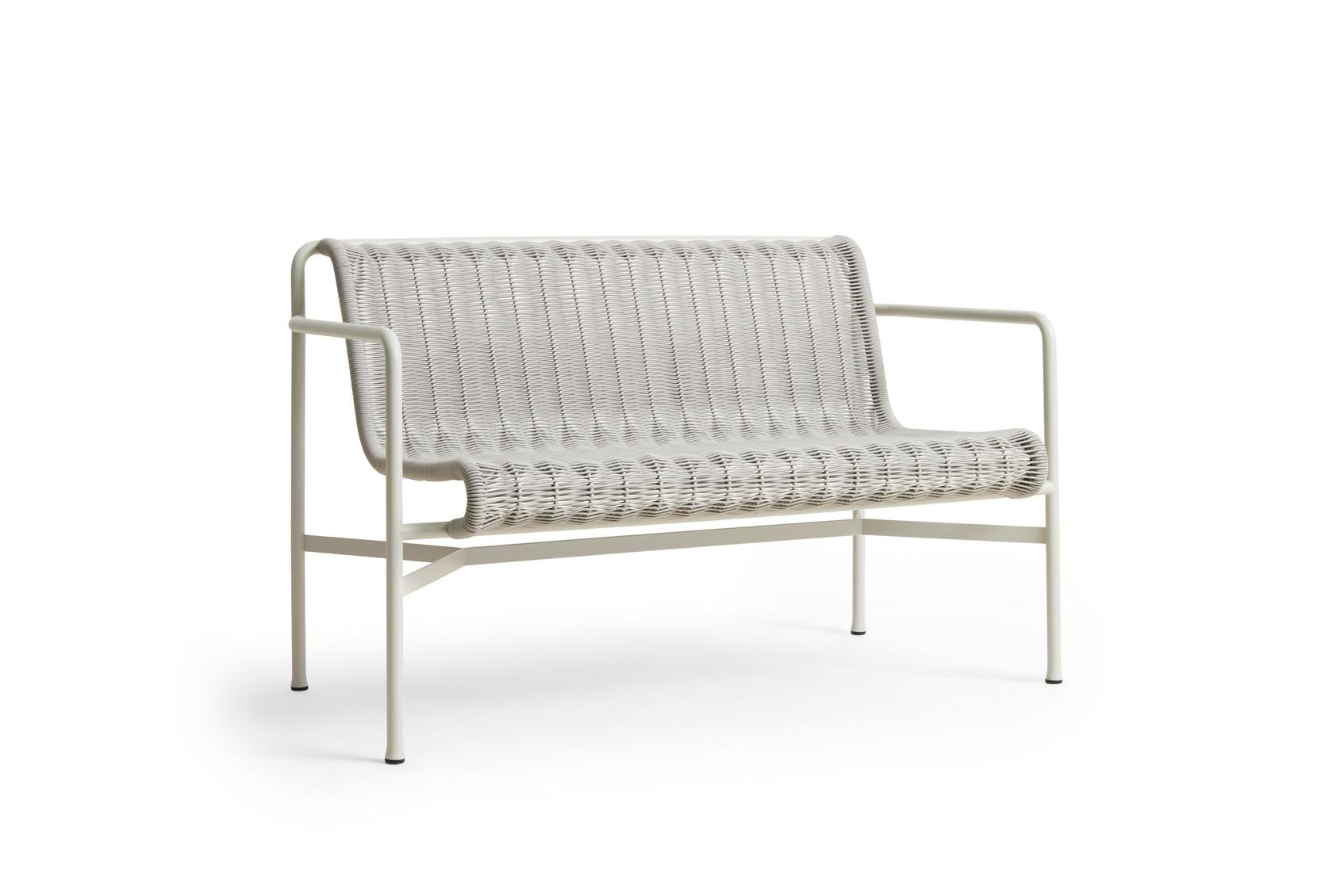 Palissade Cord Dining Bench with Armrest