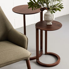 Nest table large only Alum base timb top