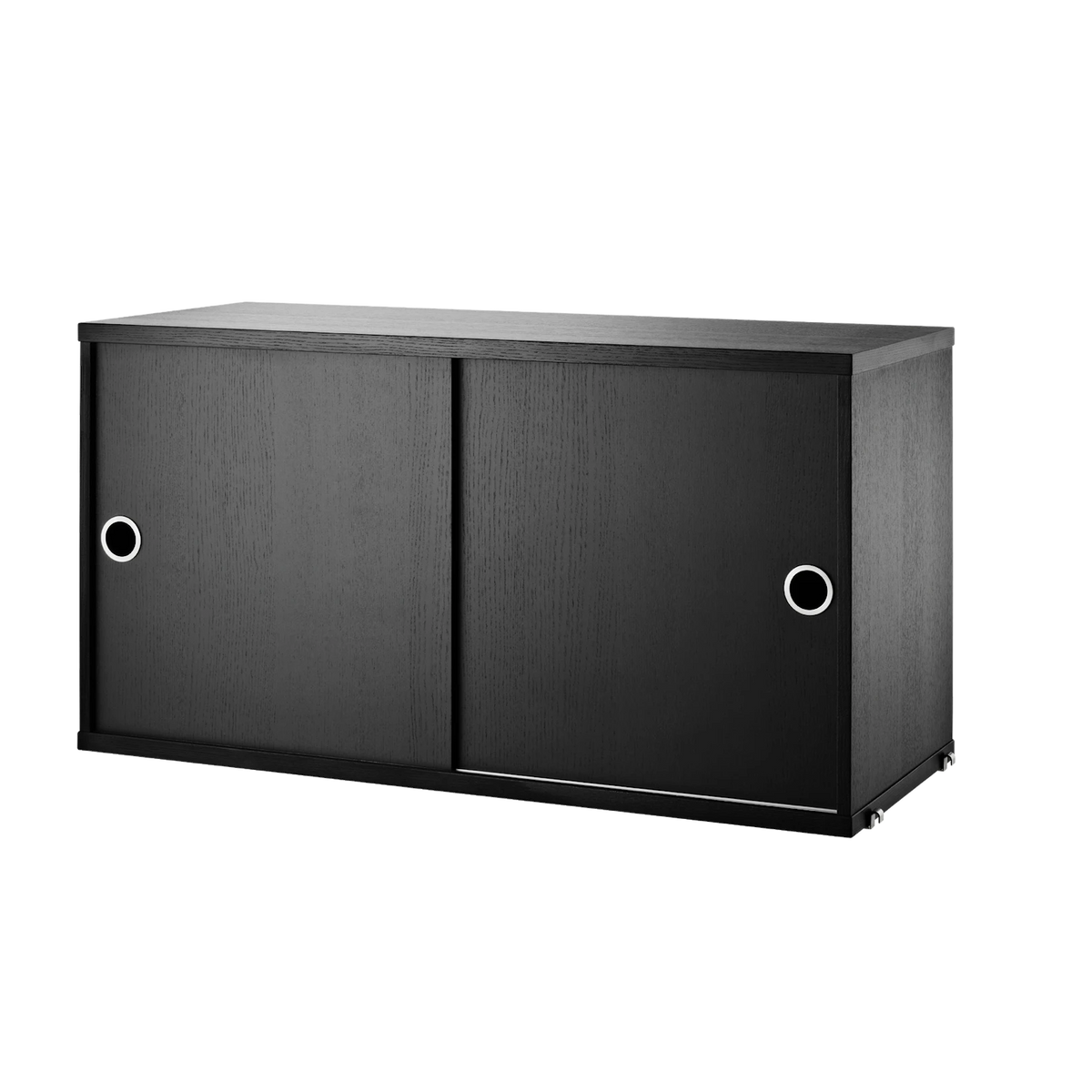 String Cabinet with Sliding Doors