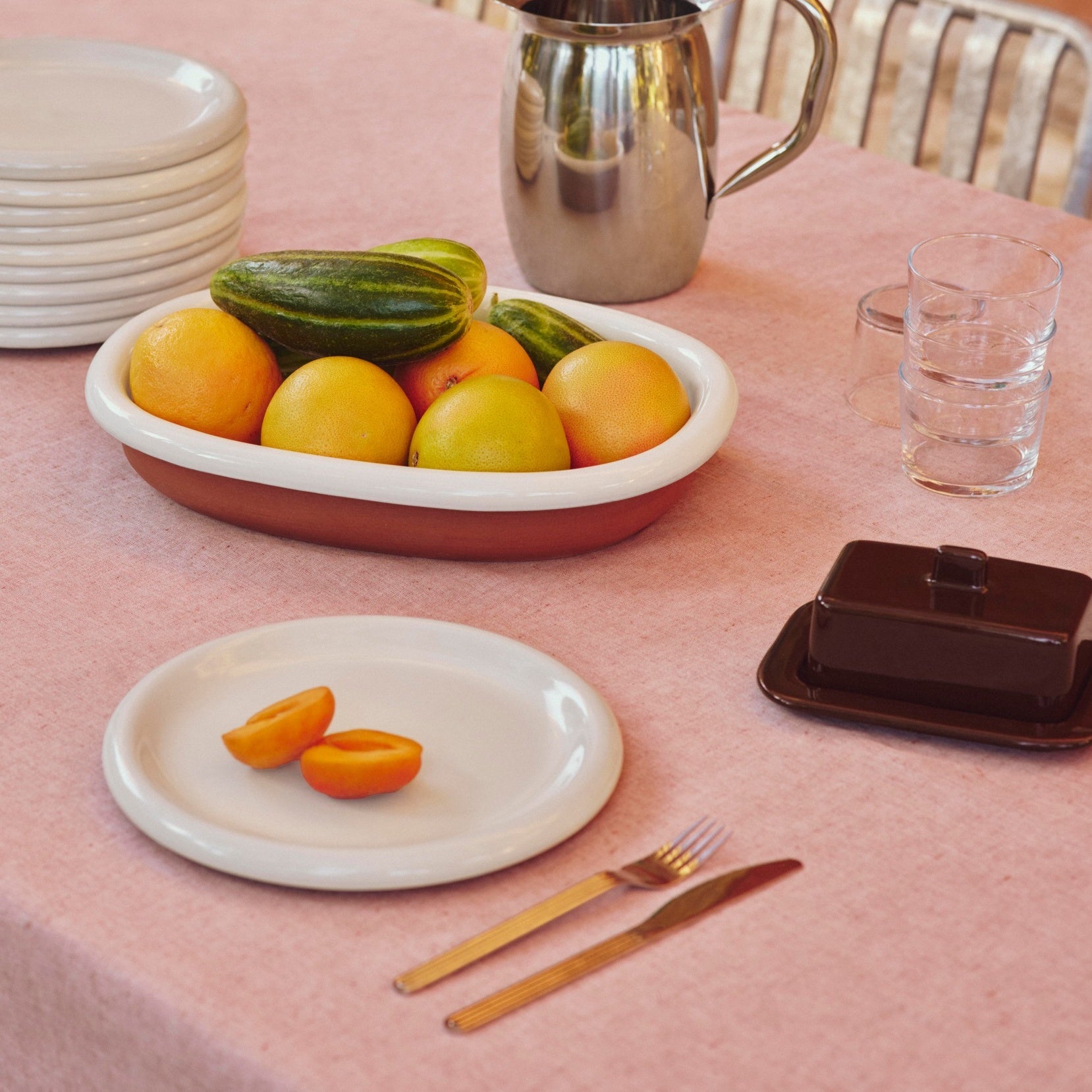 Barro Salad Bowl, Small Off-White