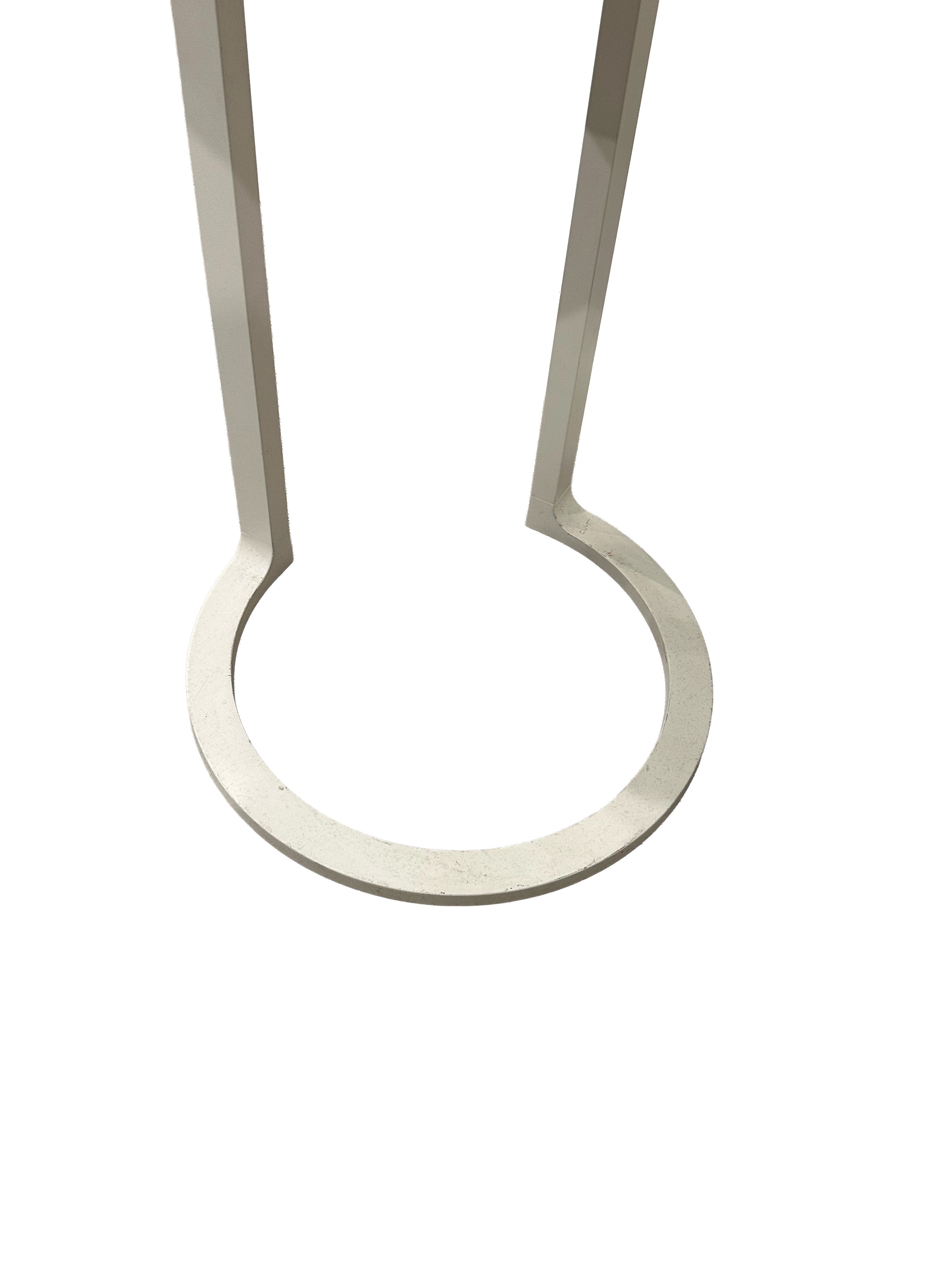 Nest table large only Alum base timb top