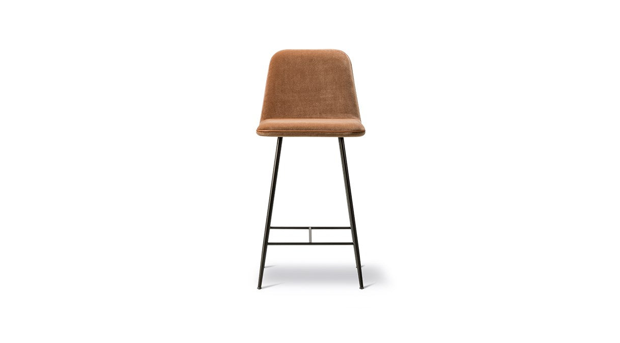 Spine Metal Stool with Back