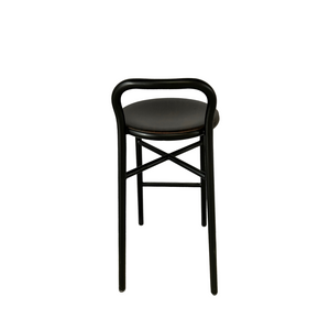 Pipe High Bar Stool with Holes - Timber by Magis