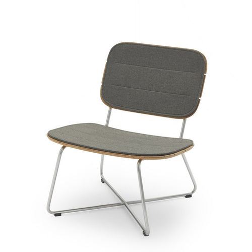 Lilium Lounge Chair Cushion Charcoal
