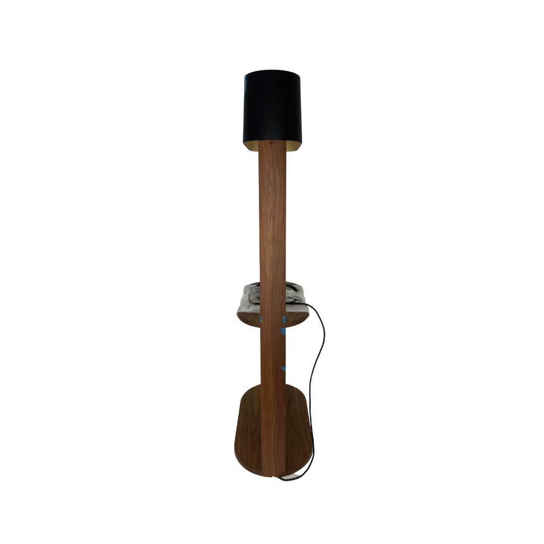 Stack Floor Lamp Walnut by NAU