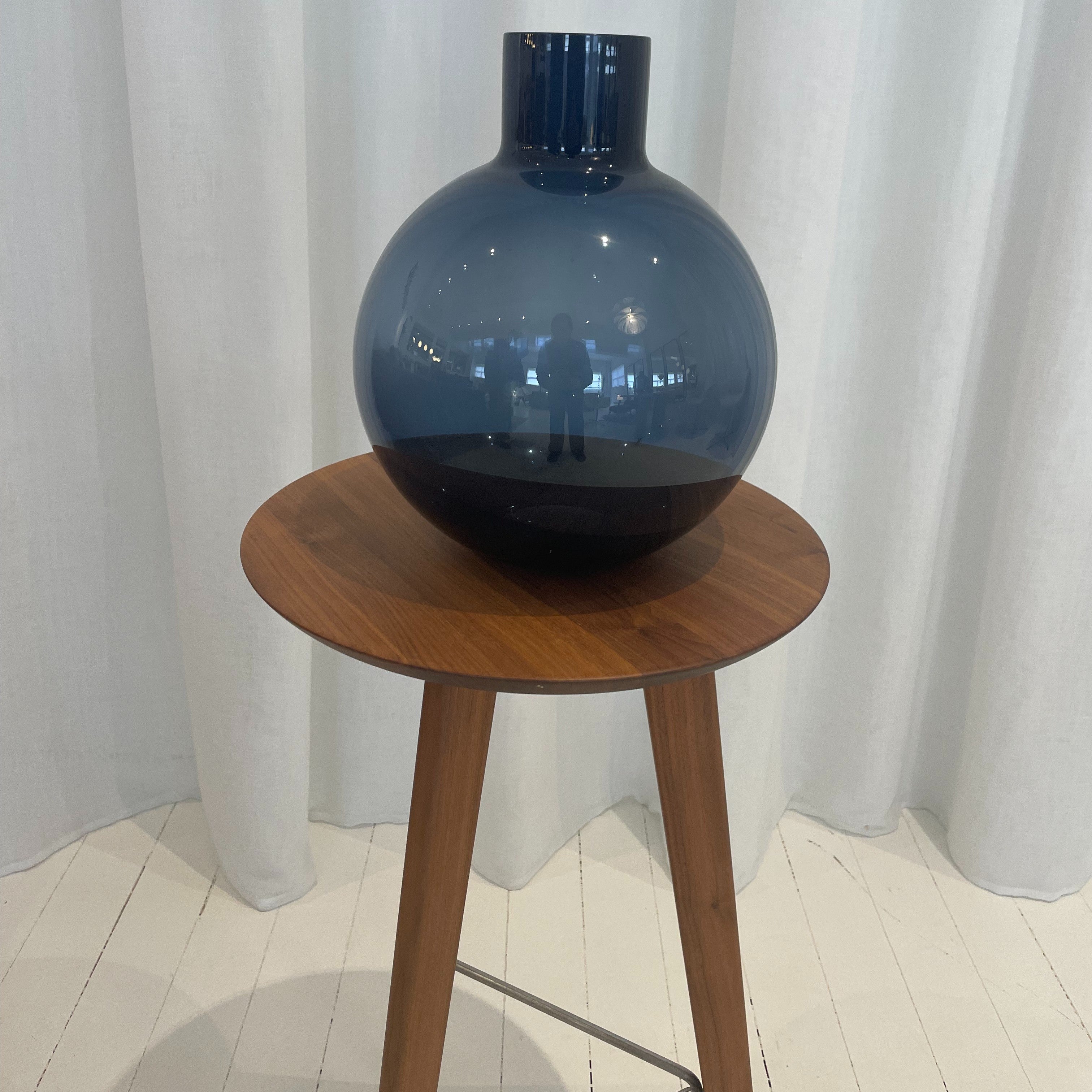 Blue Pallo Vase - Medium by Poltrona Frau